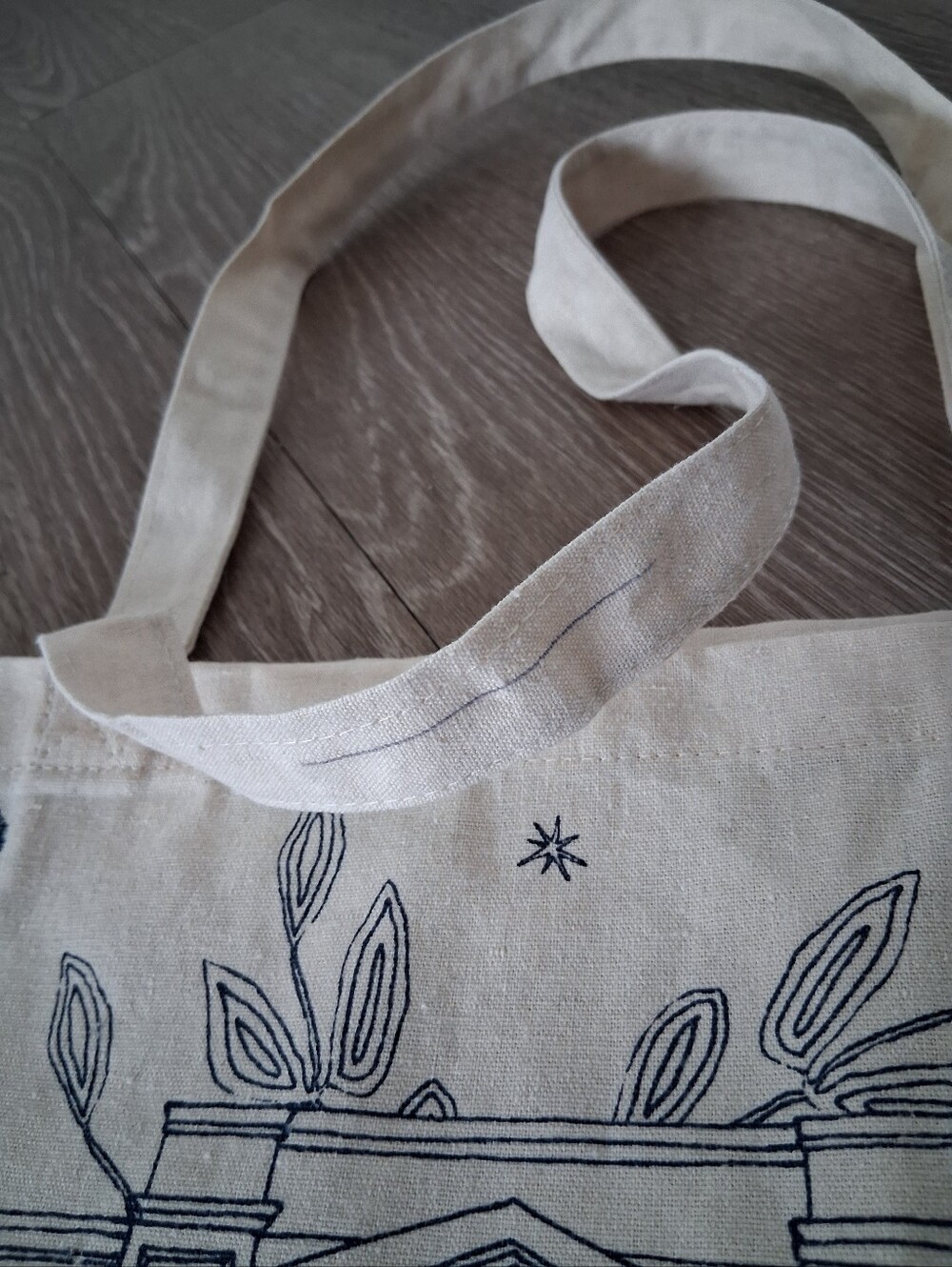 Sezane × Maia Bunge Paradiso Jungle Canvas Tote - Picture 8 of 15
